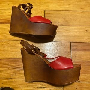 Charlotte Russe size 8 wedges